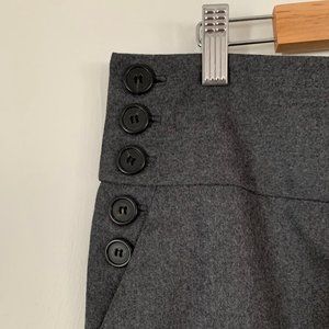 NWT J. Crew 100% wool sailor skirt w kick pleat US 12